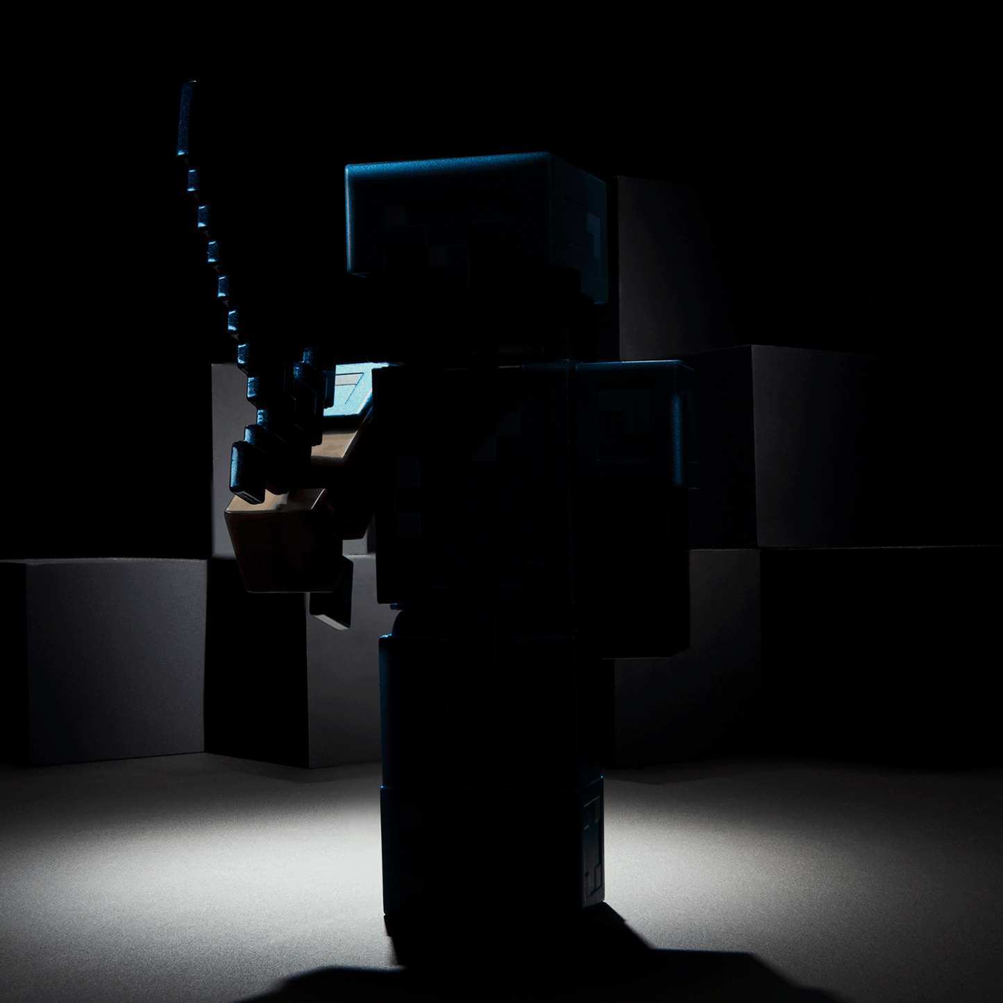 Minecraft Diamond Level Steve Collector Action Figure - Mô Hình Nhân Vật Sưu Tập Chính Hãng Mattel