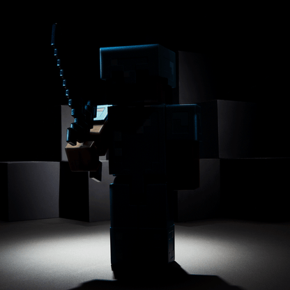 Minecraft Diamond Level Steve Collector Action Figure - Mô Hình Nhân Vật Sưu Tập Chính Hãng Mattel