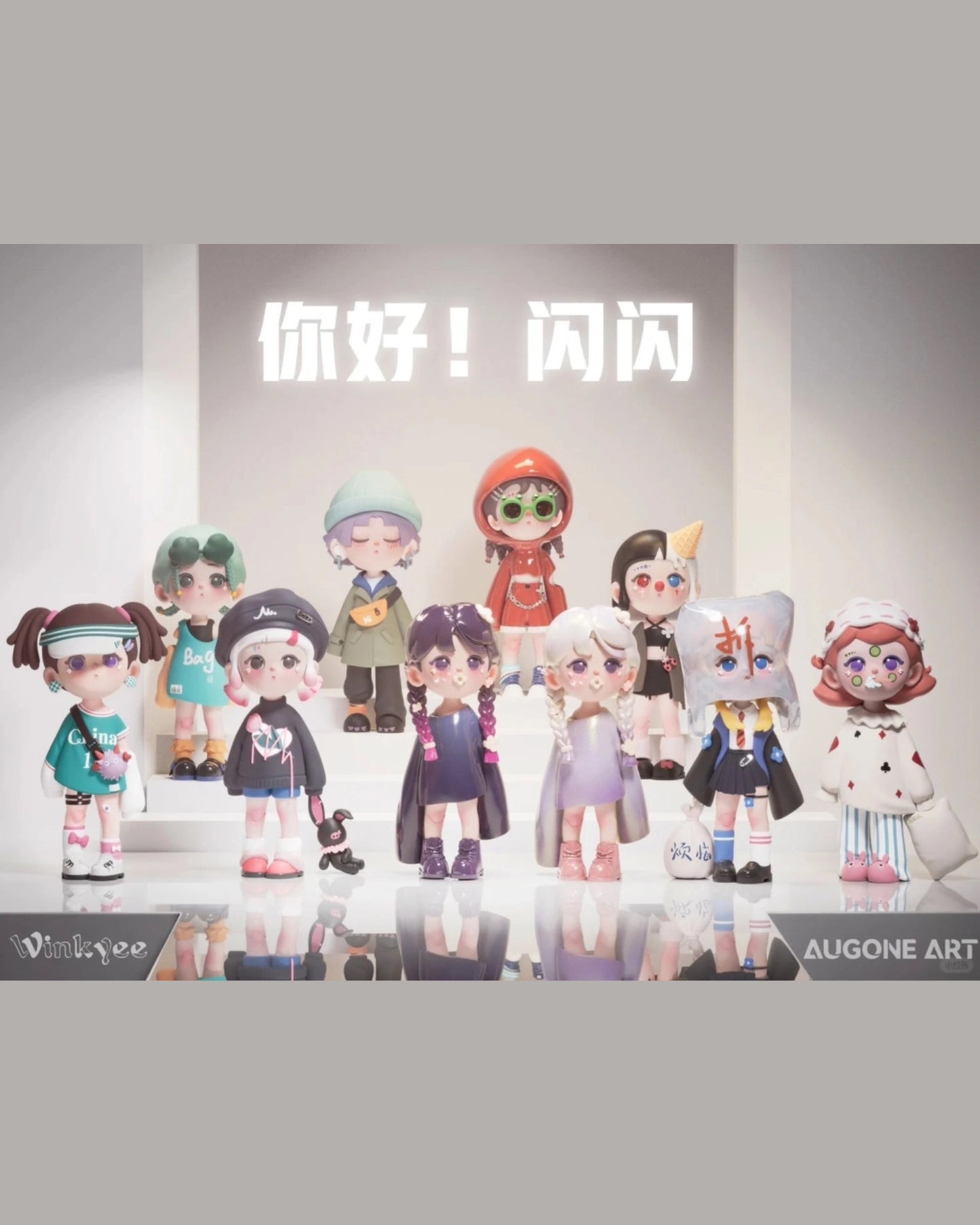 Hello Winkyee! Shining Series Blind Box - Mô hình Blindbox Art Toy - Hey Ciao - Hình ảnh sản phẩm