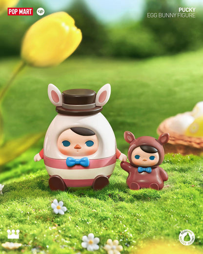 PUCKY Egg Bunny Figure - Mô Hình Art Toy Thỏ Trứng Pop Mart