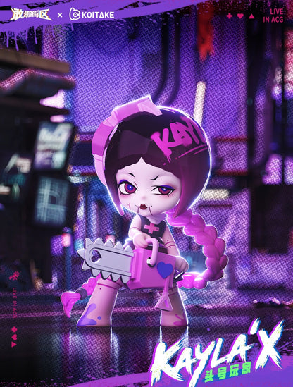 Kayla X K-Zone - Mô Hình Blindbox Art Toy Chính Hãng Koitake - Hình ảnh bổ sung 7