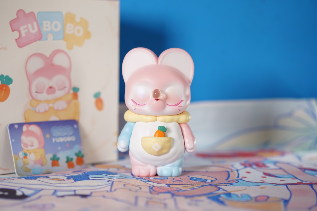 FUBOBO SLEEPWALKING RABBIT - Mô Hình Art Toy Cao Cấp - YAN Studio - Hình ảnh sản phẩm