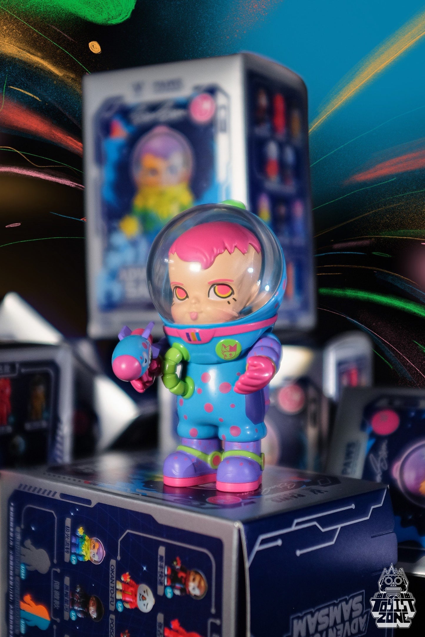 PAWS X Kenny Wong - Adventurer Sam Sam 100% Blind Box Series - Mô Hình Đồ Chơi Art Toy Chính Hãng - Hình ảnh bổ sung 4
