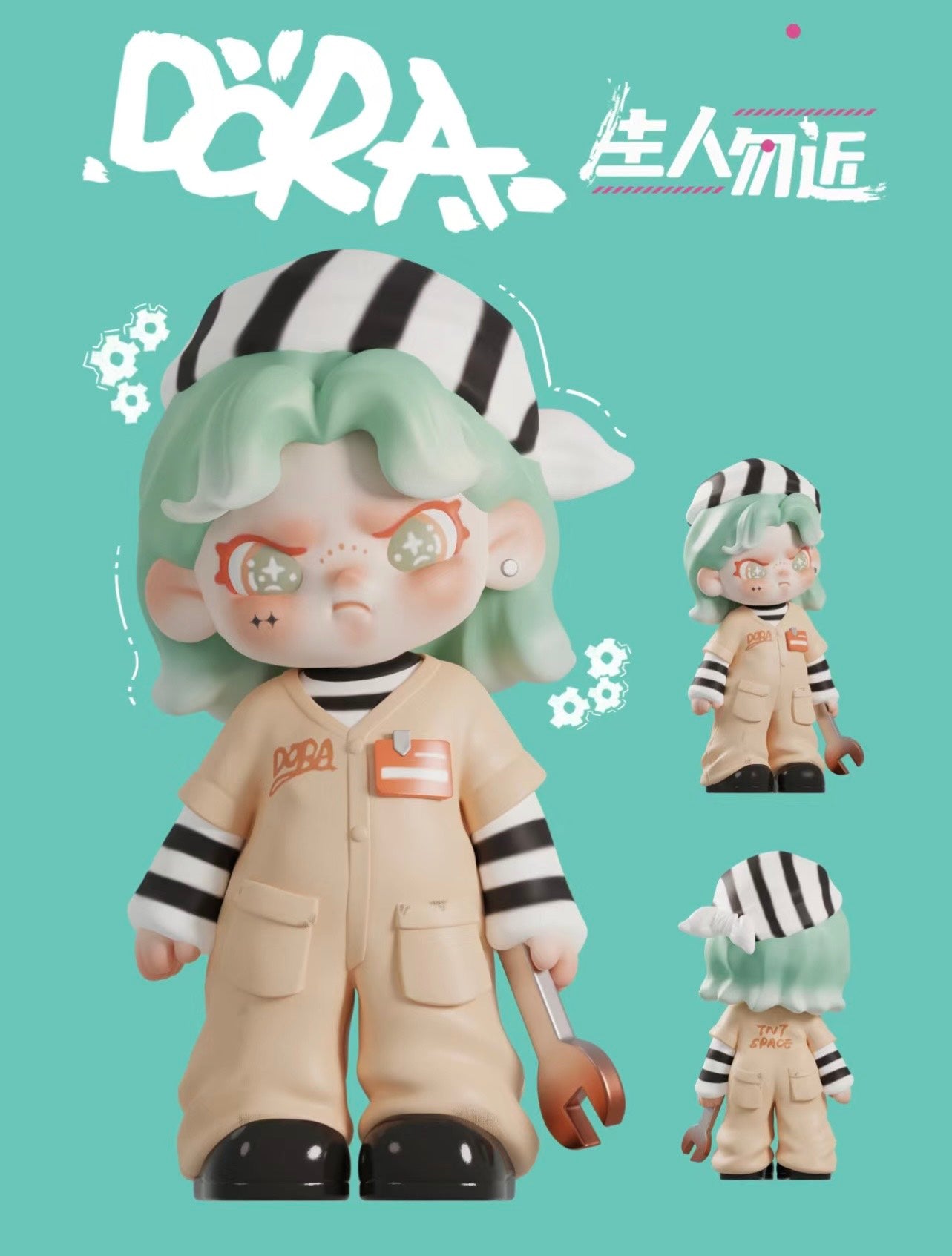 Dora Keep Away From Stranger Blind Box Series - Mô Hình Art Toy TNT Space TNT Space - ảnh 1 - Blind Box