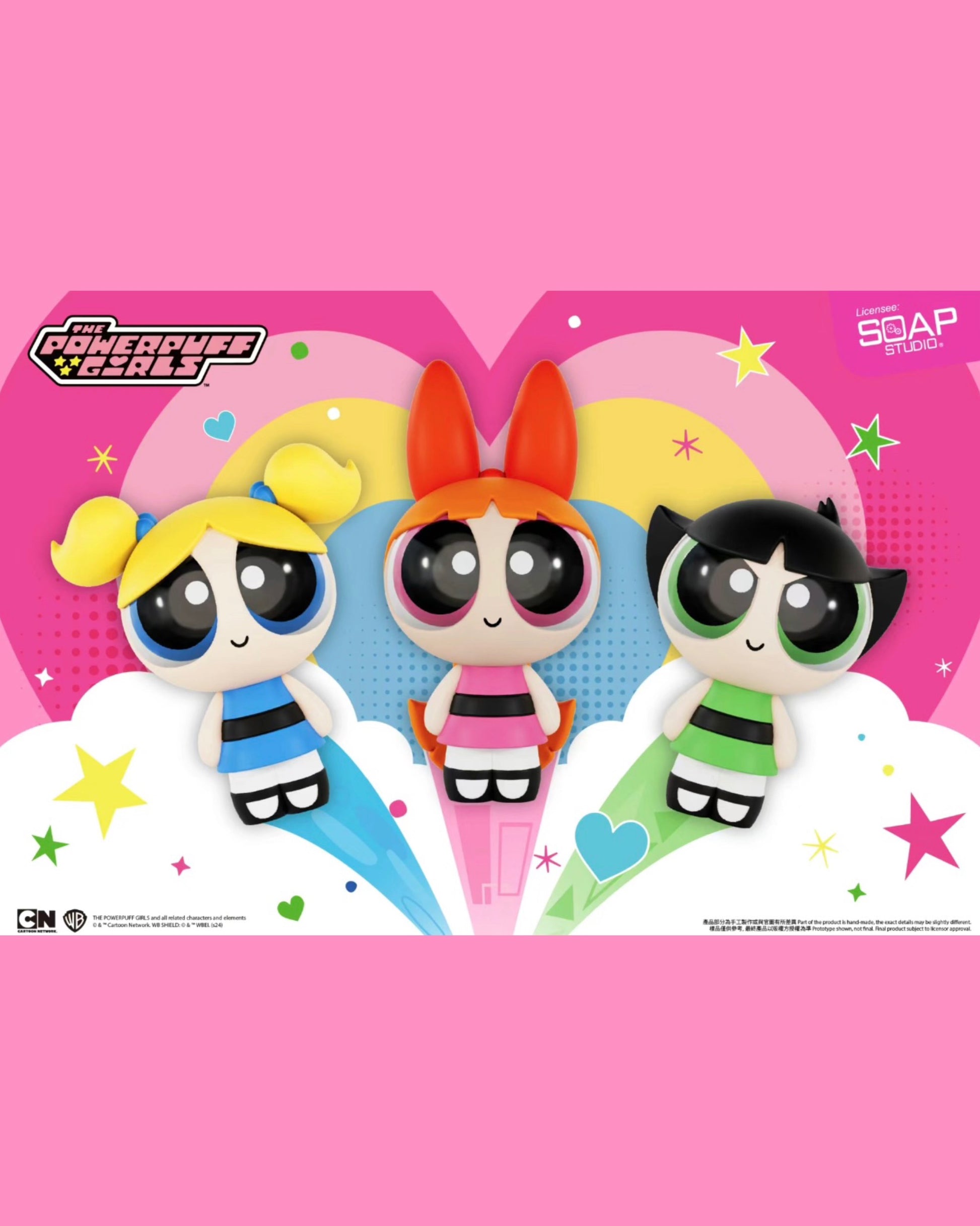 The Powerpuff Girls Blop Blop Series Figure Set - Bộ Mô Hình Figure Chính Hãng SOAP STUDIO - Hình ảnh sản phẩm