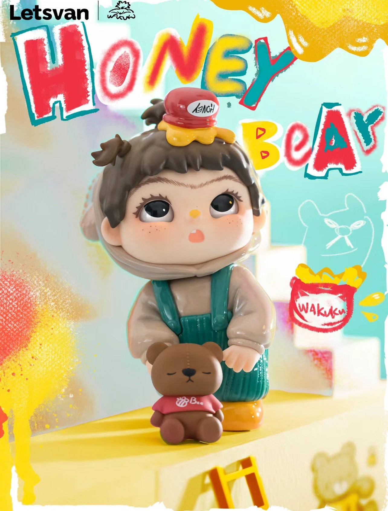 Wakuku - Back To The Childhood | Mô hình Blindbox Art Toy | Letsvan