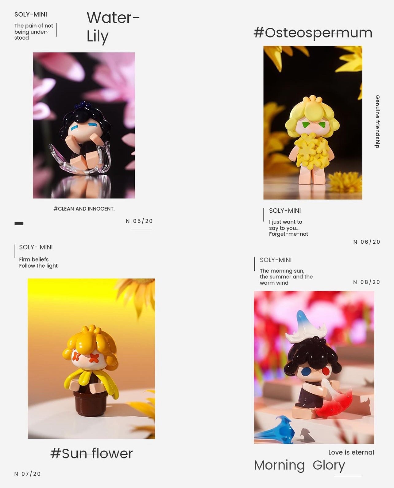 SOLY-The Soly Garden - Mô Hình Blind Box Nghệ Thuật Heyone