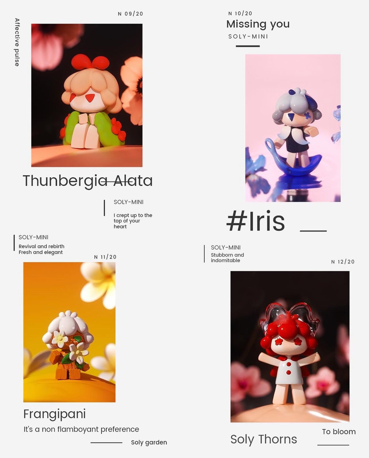 SOLY-The Soly Garden - Mô Hình Blind Box Nghệ Thuật Heyone