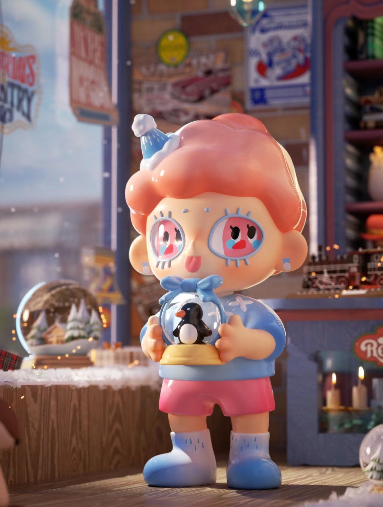 Agan Touchable City Blind Box Series - Mô Hình Blind Box Art Toy Finding Unicorn