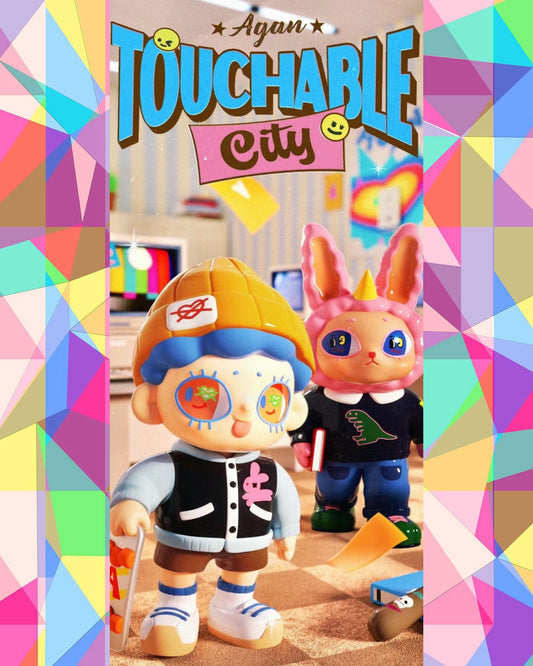 Agan Touchable City Blind Box Series - Mô Hình Blind Box Art Toy Finding Unicorn