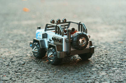 Mr.Bone JR Vehicle - Crazy Jeep - Mô Hình Xe Art Toy My Own Culture My Own Culture - ảnh 2 - Figure