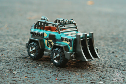 Mr.Bone JR Vehicle - Crazy Jeep - Mô Hình Xe Art Toy My Own Culture - Hình ảnh bổ sung 5