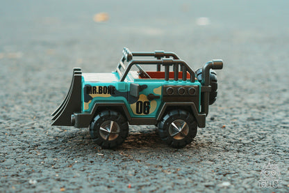 Mr.Bone JR Vehicle - Crazy Jeep - Mô Hình Xe Art Toy My Own Culture - Hình ảnh bổ sung 6
