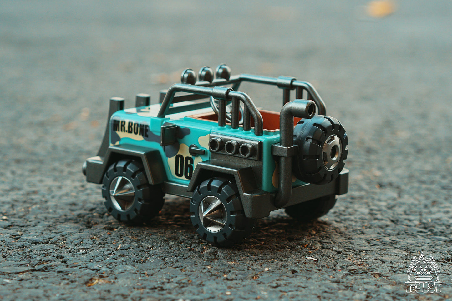 Mr.Bone JR Vehicle - Crazy Jeep - Mô Hình Xe Art Toy My Own Culture - Hình ảnh bổ sung 7
