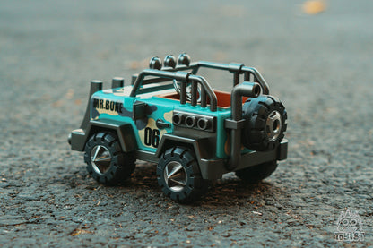 Mr.Bone JR Vehicle - Crazy Jeep - Mô Hình Xe Art Toy My Own Culture - Hình ảnh bổ sung 7