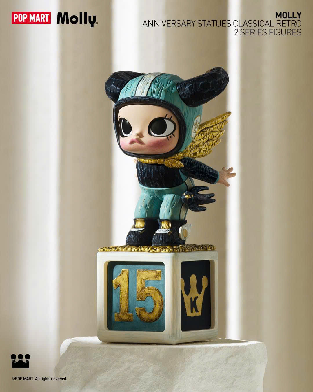 MOLLY Anniversary Statues Classical Retro 2 Series - Mô Hình Blindbox Chính Hãng Pop Mart - Hình ảnh bổ sung 5
