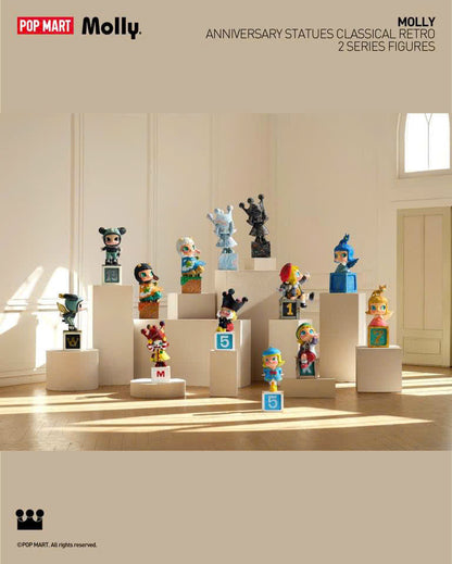 MOLLY Anniversary Statues Classical Retro 2 Series - Mô Hình Blindbox Chính Hãng Pop Mart - Hình ảnh sản phẩm