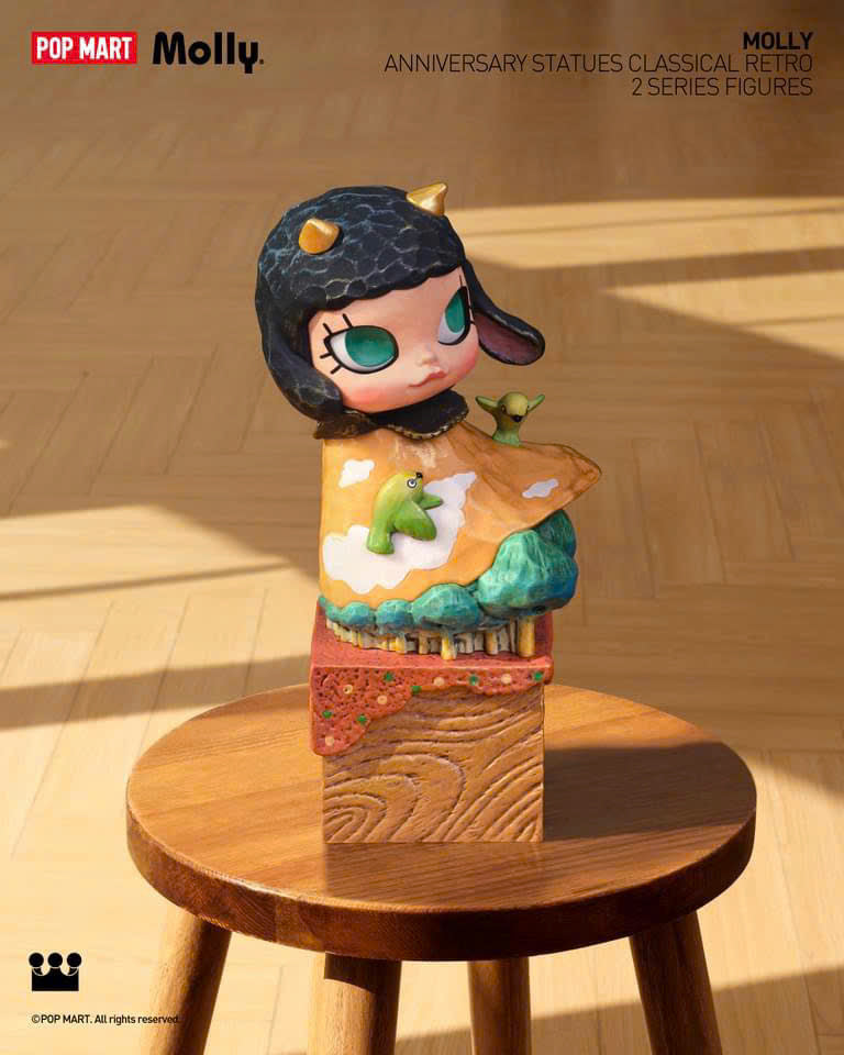 MOLLY Anniversary Statues Classical Retro 2 Series - Mô Hình Blindbox Chính Hãng Pop Mart Pop Mart - ảnh 2 - Art Toy