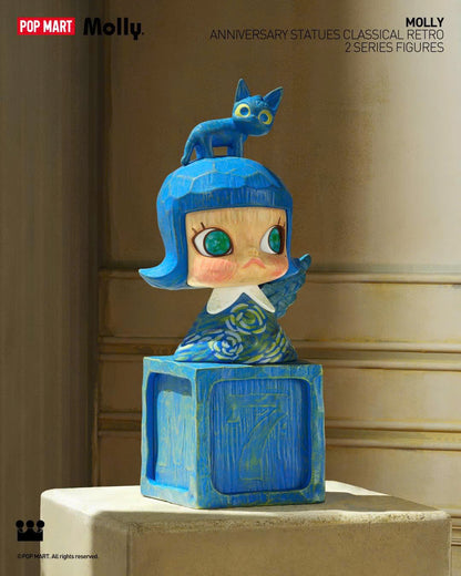 MOLLY Anniversary Statues Classical Retro 2 Series - Mô Hình Blindbox Chính Hãng Pop Mart Pop Mart - ảnh 3 - Art Toy