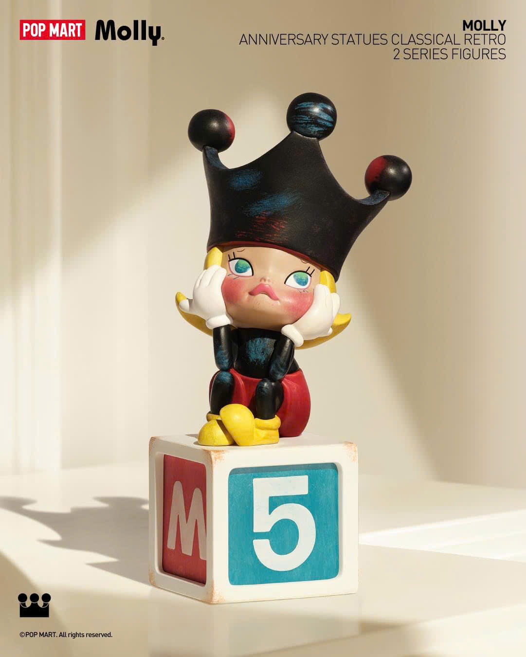 MOLLY Anniversary Statues Classical Retro 2 Series - Mô Hình Blindbox Chính Hãng Pop Mart - Hình ảnh bổ sung 4