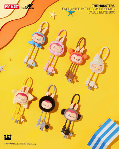 THE MONSTERS Enchanted by the Seaside Series - Cable Blindbox (iPhone) - Cáp Sạc iPhone Labubu Chính Hãng Pop Mart