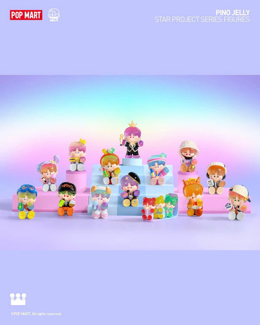PINO JELLY Star Project Series Figures - Mô Hình Blind Box Pop Mart Chính Hãng