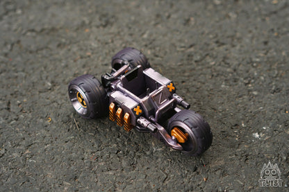 Mr.Bone JR Vehicle - Battlefield Motorcycle - Mô hình Xe Mô Tô Art Toy My Own Culture - Góc nhìn khác 3