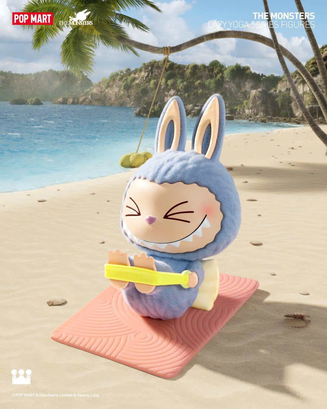 THE MONSTERS Lazy Yoga Blind Box Series Figures - Mô Hình Blind Box Chính Hãng Pop Mart