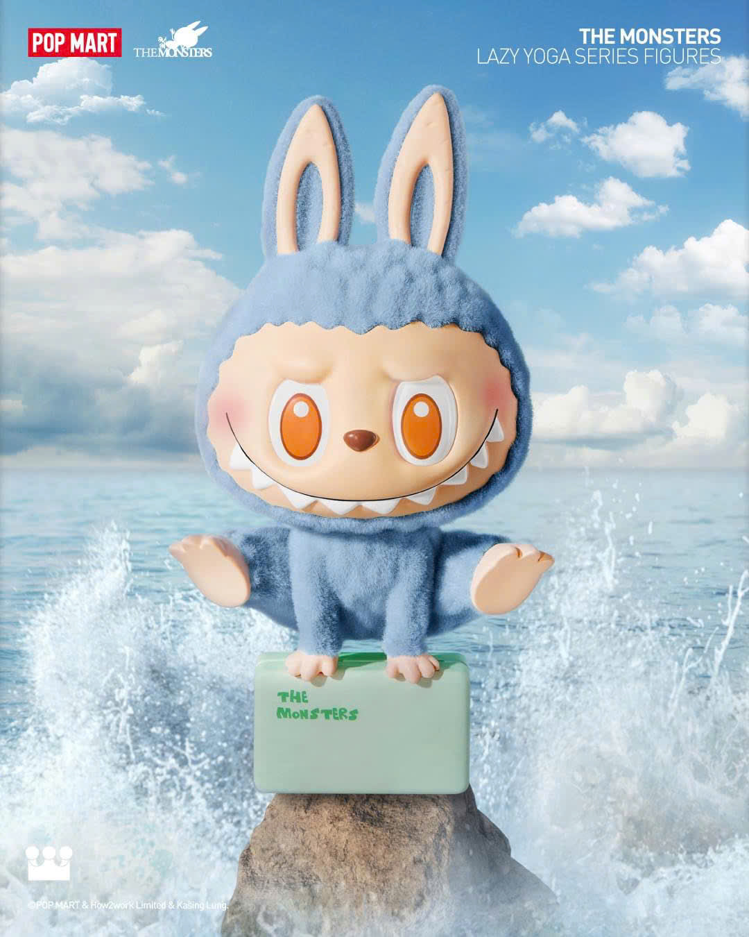 THE MONSTERS Lazy Yoga Blind Box Series Figures - Mô Hình Blind Box Chính Hãng Pop Mart