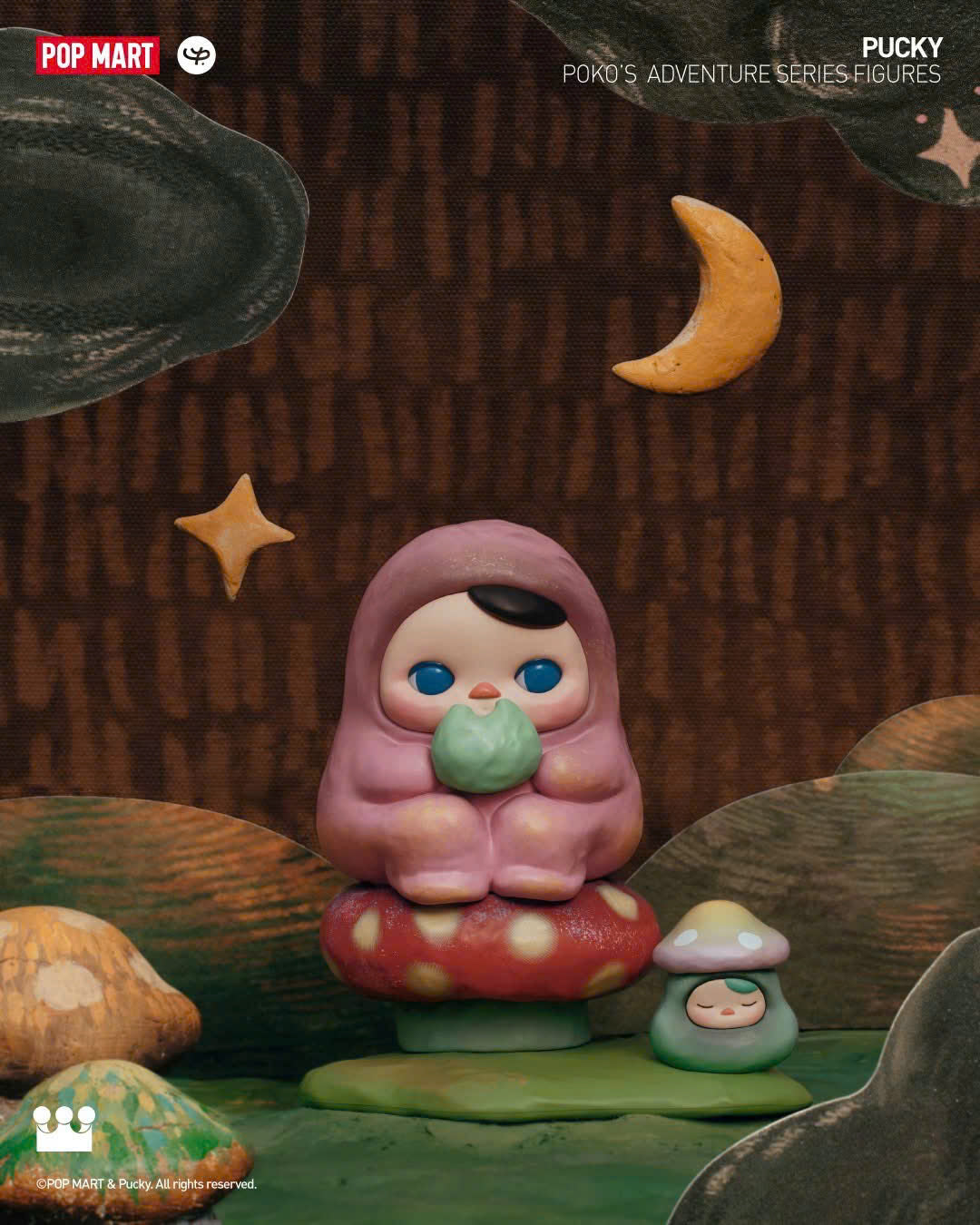 PUCKY Poko's Adventure Series Figure - Mô Hình Blind Box - Pop Mart