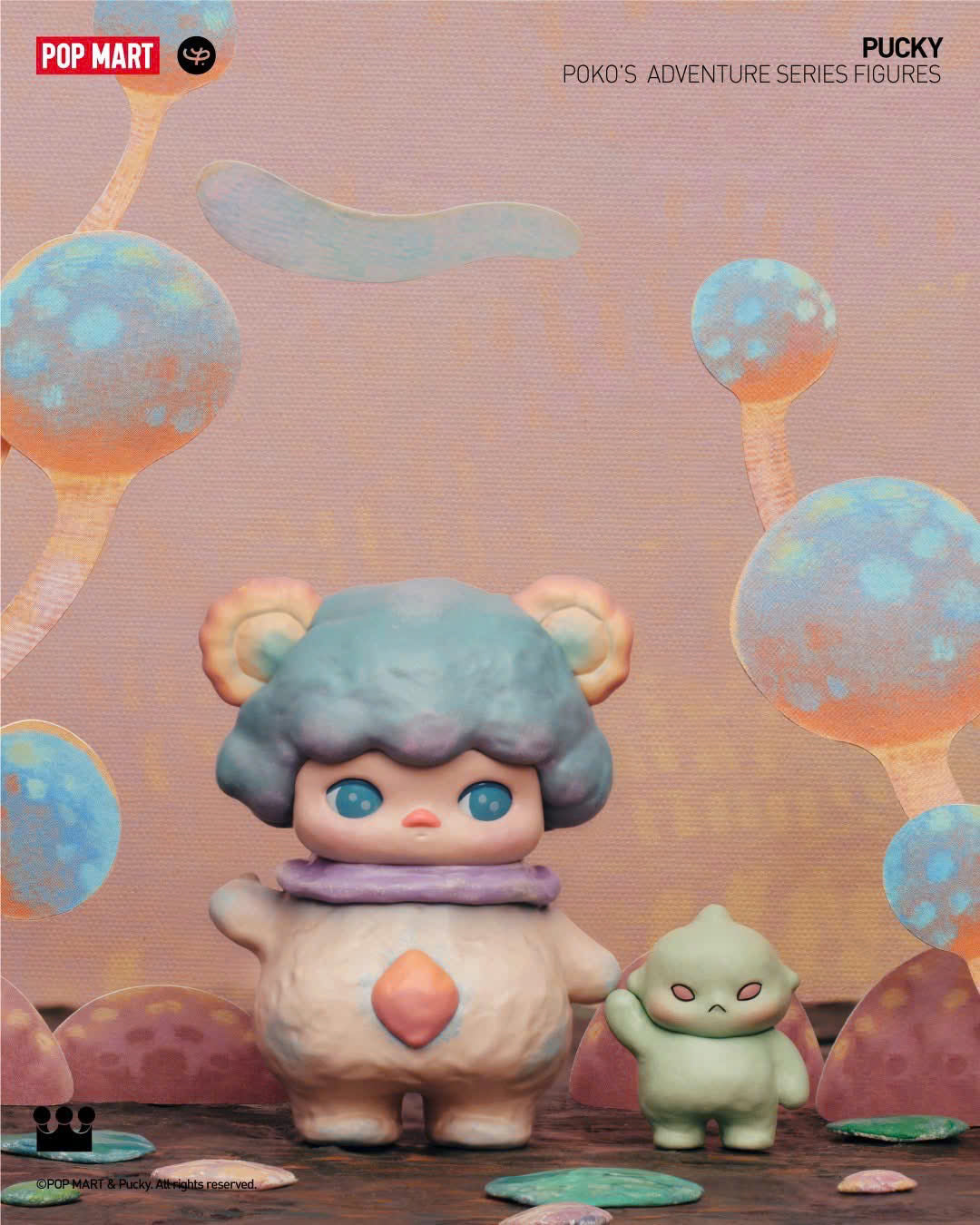 PUCKY Poko's Adventure Series Figure - Mô Hình Blind Box - Pop Mart