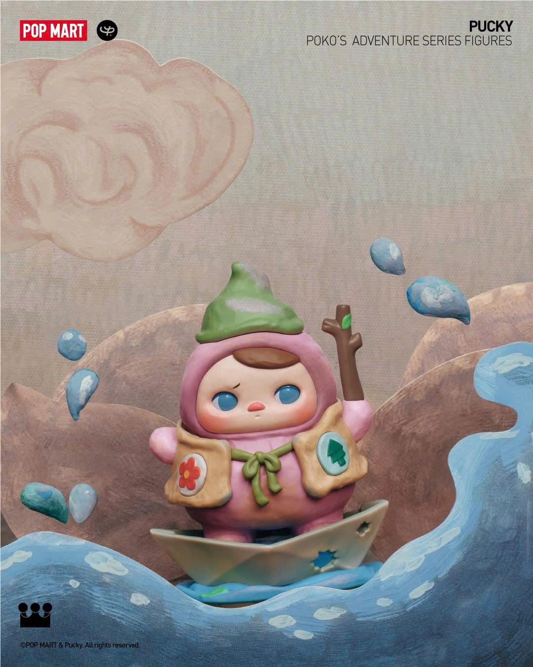 PUCKY Poko's Adventure Series Figure - Mô Hình Blind Box - Pop Mart