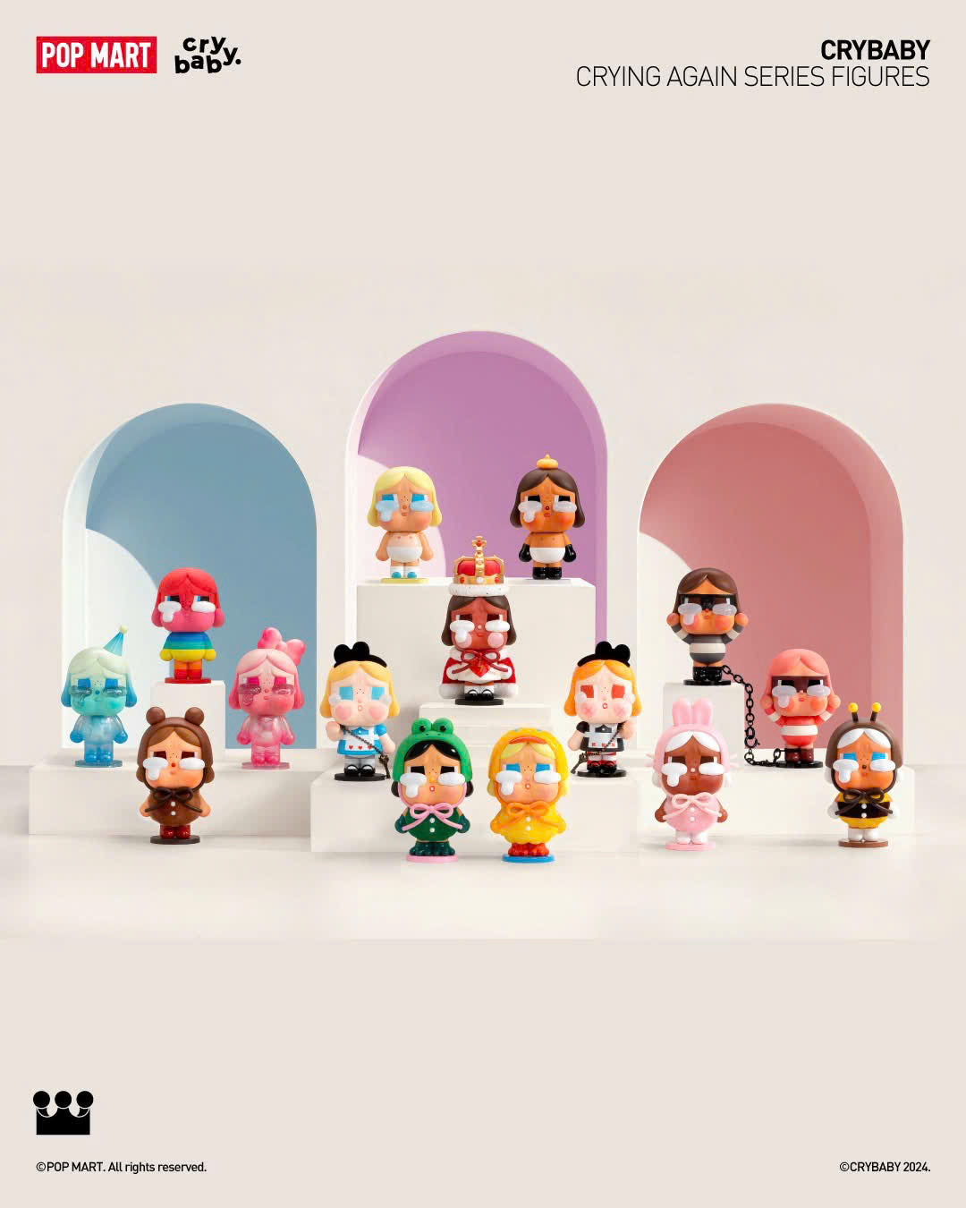 CRYBABY Crying Again Series Figures - Mô Hình Blindbox Chính Hãng Pop Mart - Hình ảnh sản phẩm