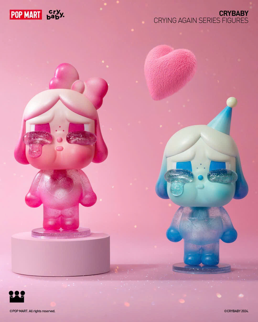 CRYBABY Crying Again Series Figures - Mô Hình Blindbox Chính Hãng Pop Mart Pop Mart - ảnh 3 - Art Toy