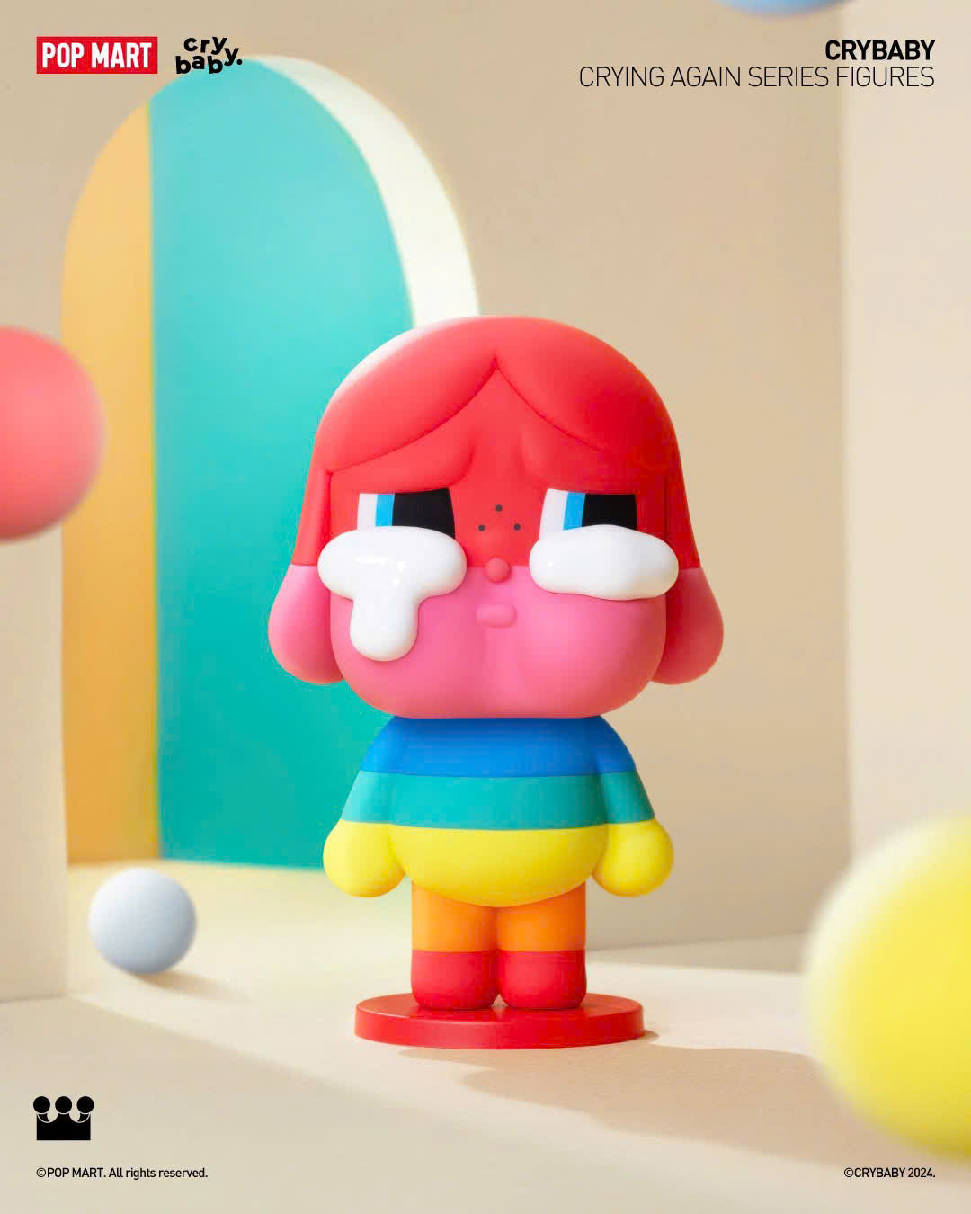 CRYBABY Crying Again Series Figures - Mô Hình Blindbox Chính Hãng Pop Mart Pop Mart - ảnh 4 - Art Toy