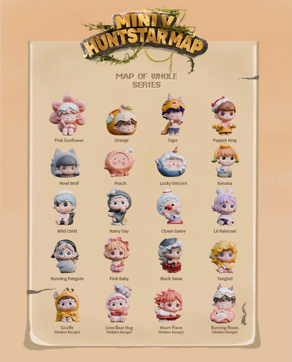 Heyone MINI-HUNT STAR MAP - Mô Hình Blindbox Art Toy - Chính Hãng Heyone Heyone - ảnh 5 - Blindbox