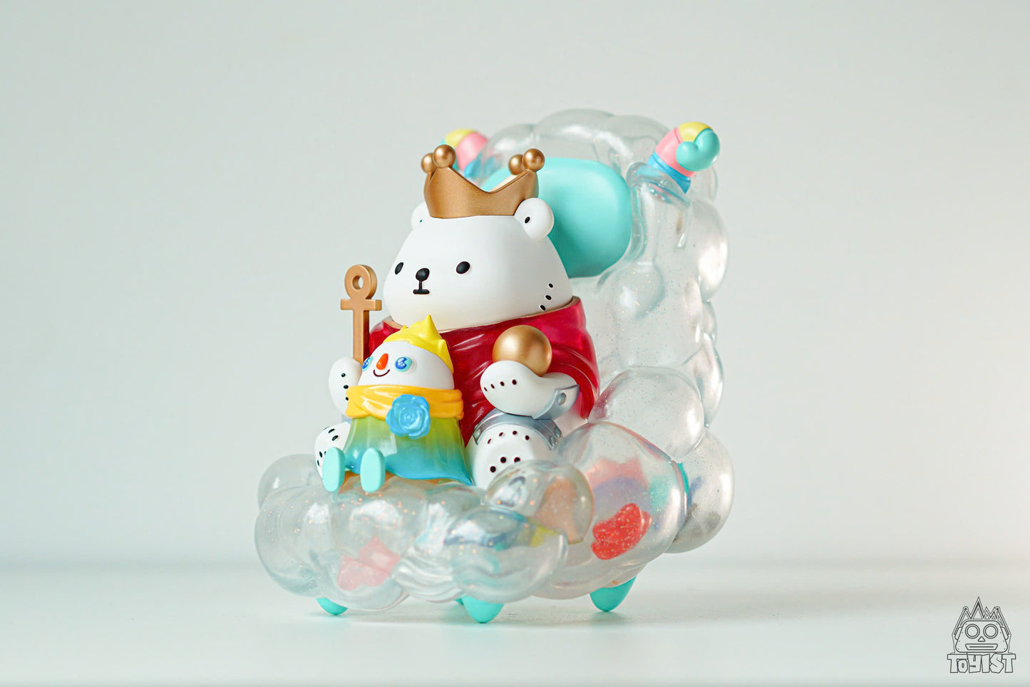 BacBac x Little White - Tarot Emperor - 200% Vinyl Color - Mô Hình Art Toy Cao Cấp - Zu & Pi