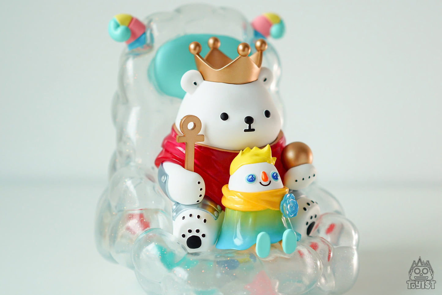 BacBac x Little White - Tarot Emperor - 200% Vinyl Color - Mô Hình Art Toy Cao Cấp - Zu & Pi