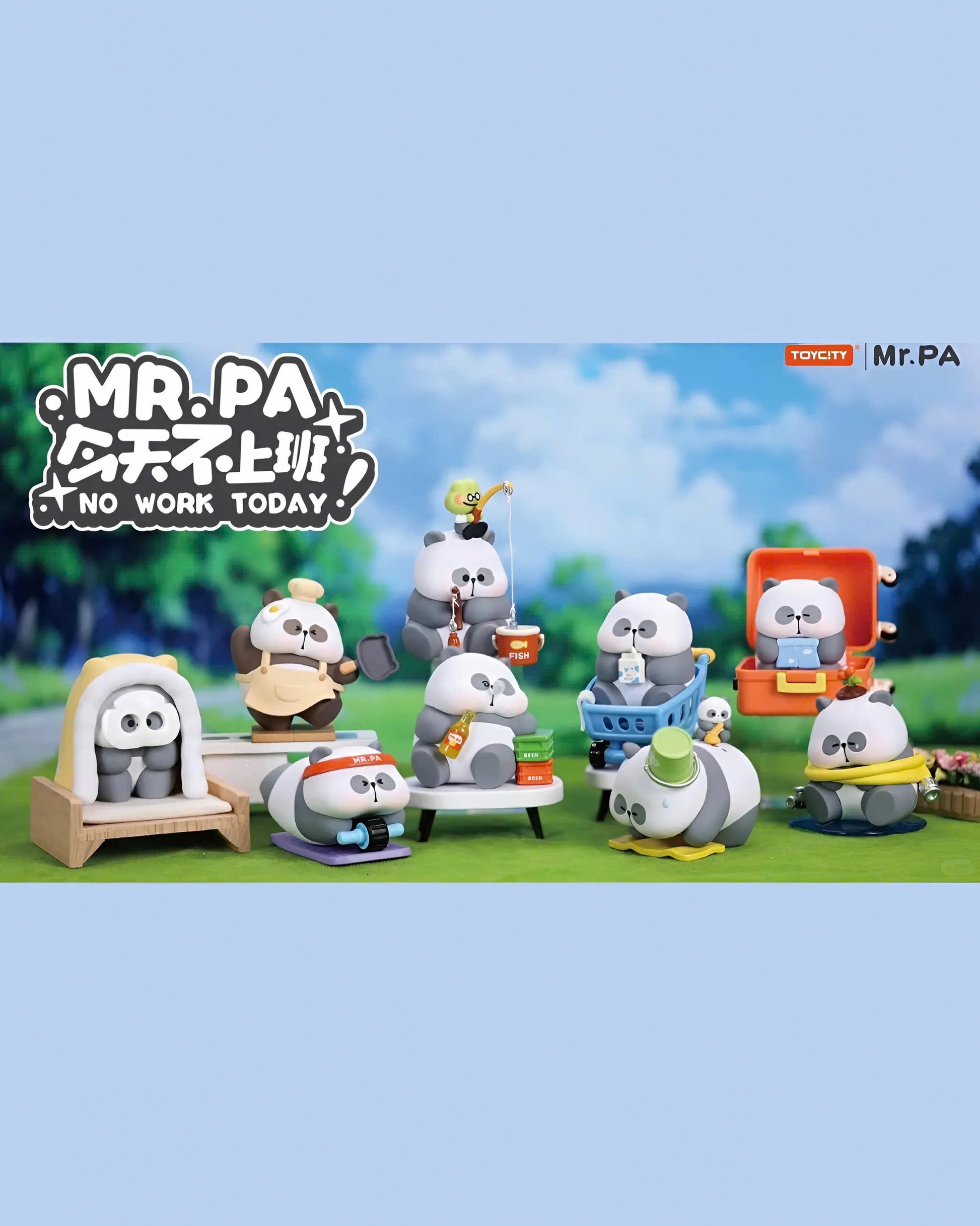 MR.PA No Work Today Blind Box Series - Mô Hình Art Toy Hộp Bí Mật - ToyCity - Hình ảnh sản phẩm