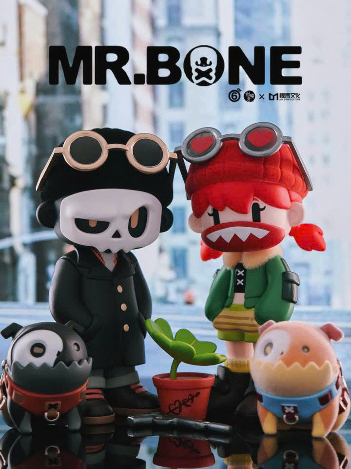 Mr.Bone The Wild One + The Wild Dog Blind Box Series - Set Blind Box Art Toy My Own Culture - Hình ảnh bổ sung 6