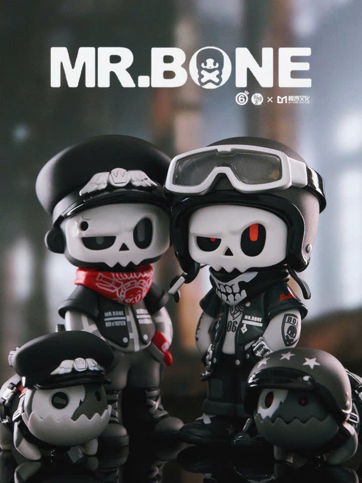 Mr.Bone The Wild One + The Wild Dog Blind Box Series - Set Blind Box Art Toy My Own Culture - Góc nhìn khác 3