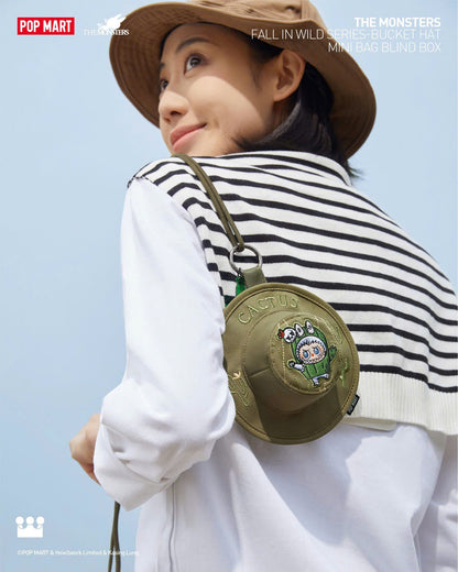 THE MONSTERS FALL IN WILD Series - Bucket Hat Bag - Túi Xách Hình Nón Labubu POP MART