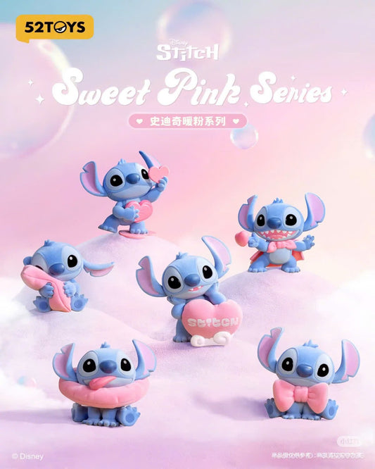 Stitch Sweet Pink Series Blind Box - Mô Hình Hộp Bí Mật 52Toys