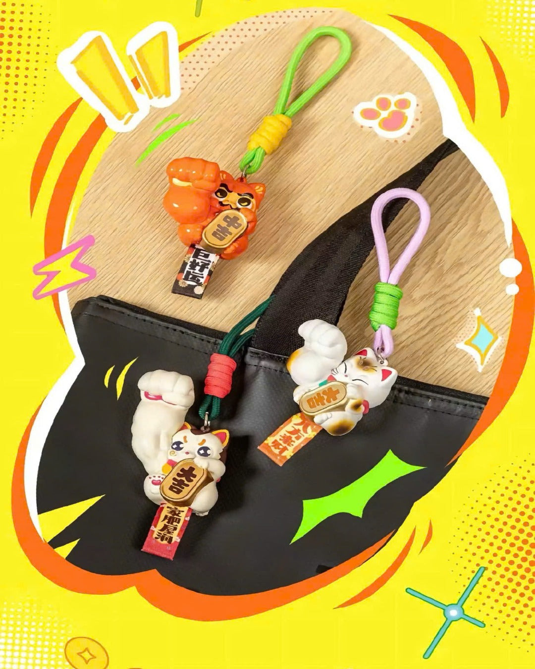 Powerful Fortune Guardian Series Mini Pendant - Móc khóa Blindbox Toptoy Toptoy - ảnh 6 - Blindbox