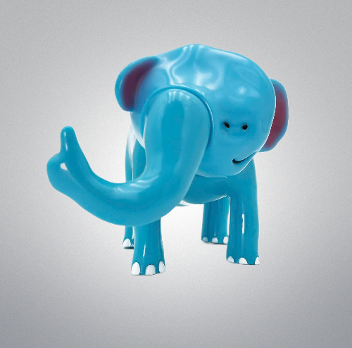 Garbage Toy - Elephant - Mô hình Sofubi Figure cao cấp Garbage Toy - Hình ảnh chi tiết 2