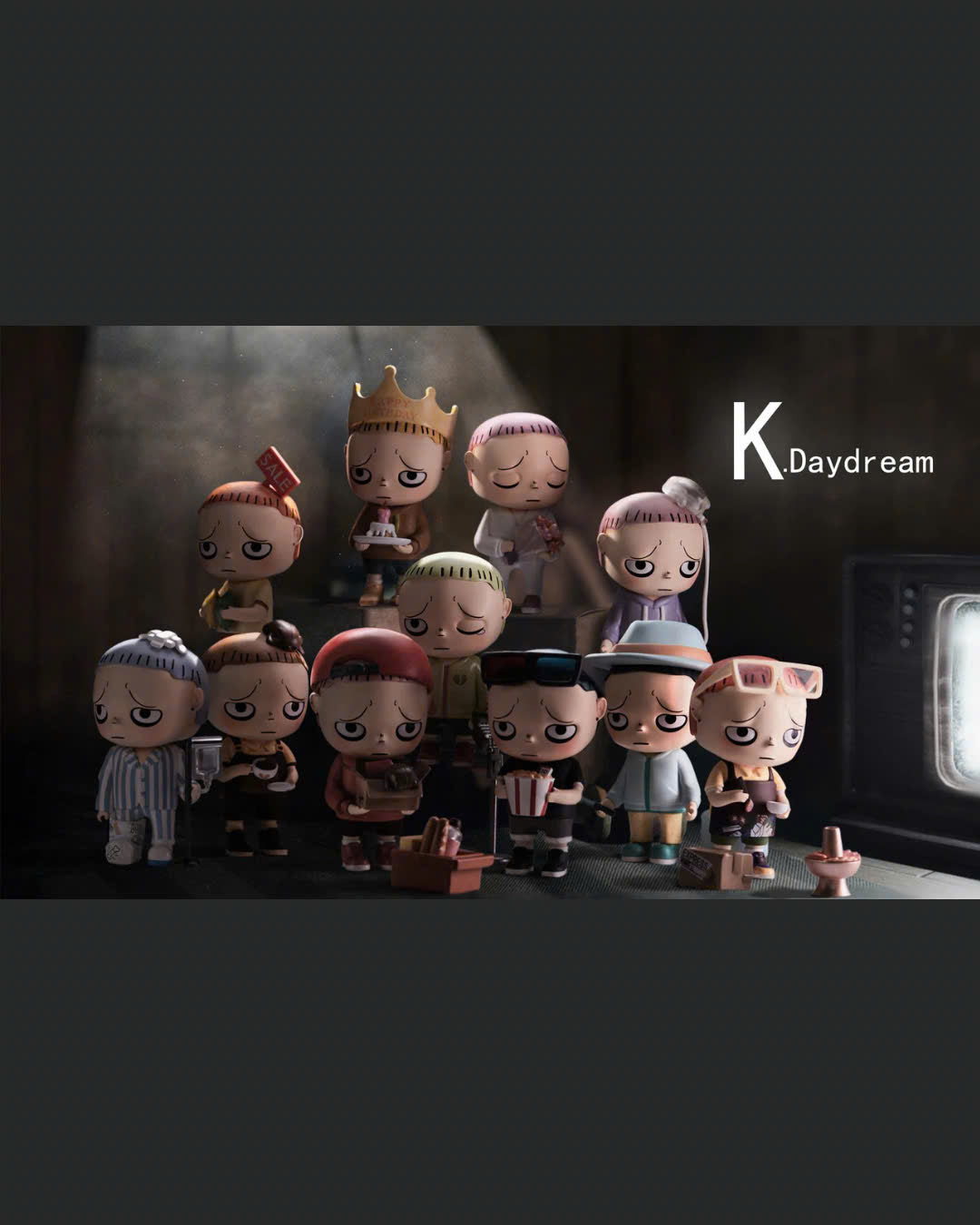 K.Dream Loneliness Level Report Blind Box Series - Mô Hình Hộp Mù Heyciao - Hình ảnh sản phẩm