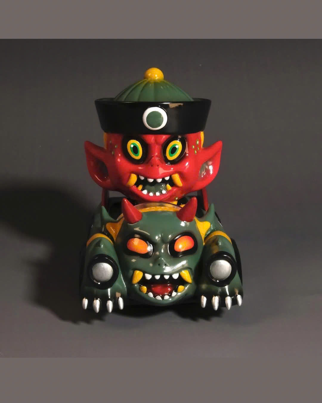 Zombie Car Đồ Chơi Art Toy Sofubi Cao Cấp Gunpowder