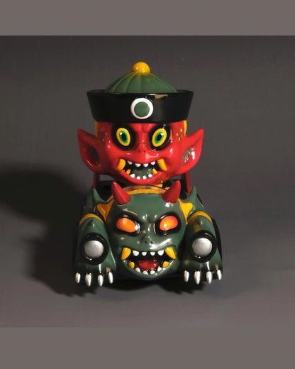 Zombie Car Đồ Chơi Art Toy Sofubi Cao Cấp Gunpowder