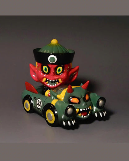 Zombie Car Đồ Chơi Art Toy Sofubi Cao Cấp Gunpowder