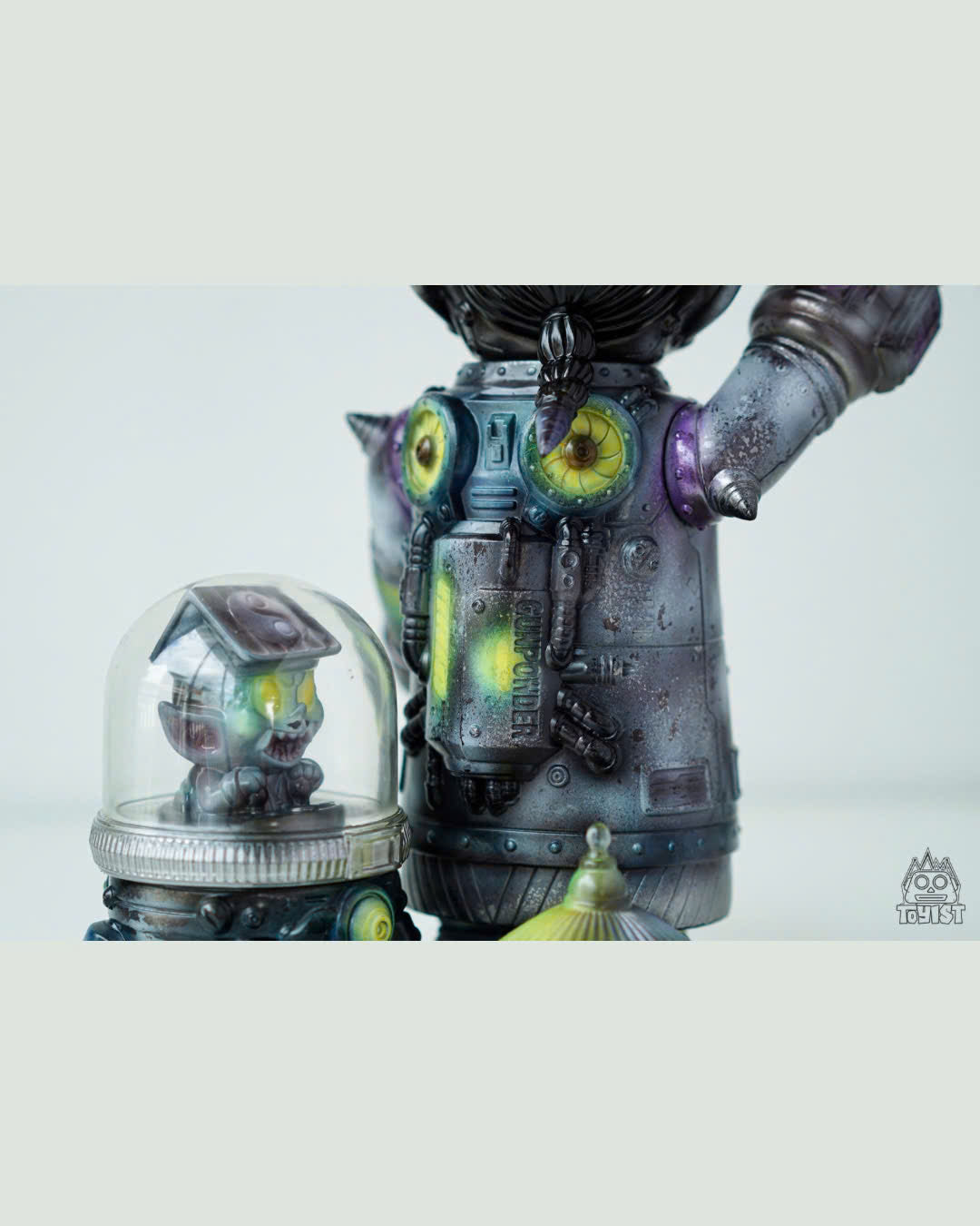 Mechanical Zombie - Haga Collaboration - Đồ chơi Art Toy Sofubi Cao Cấp Gunpowder